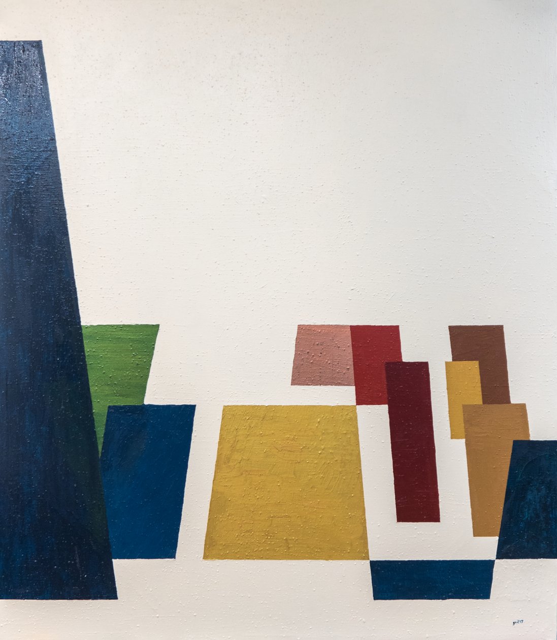 Las Meninas Suprematistas, 2018 (olie på lærred) af Guilherme Pontes