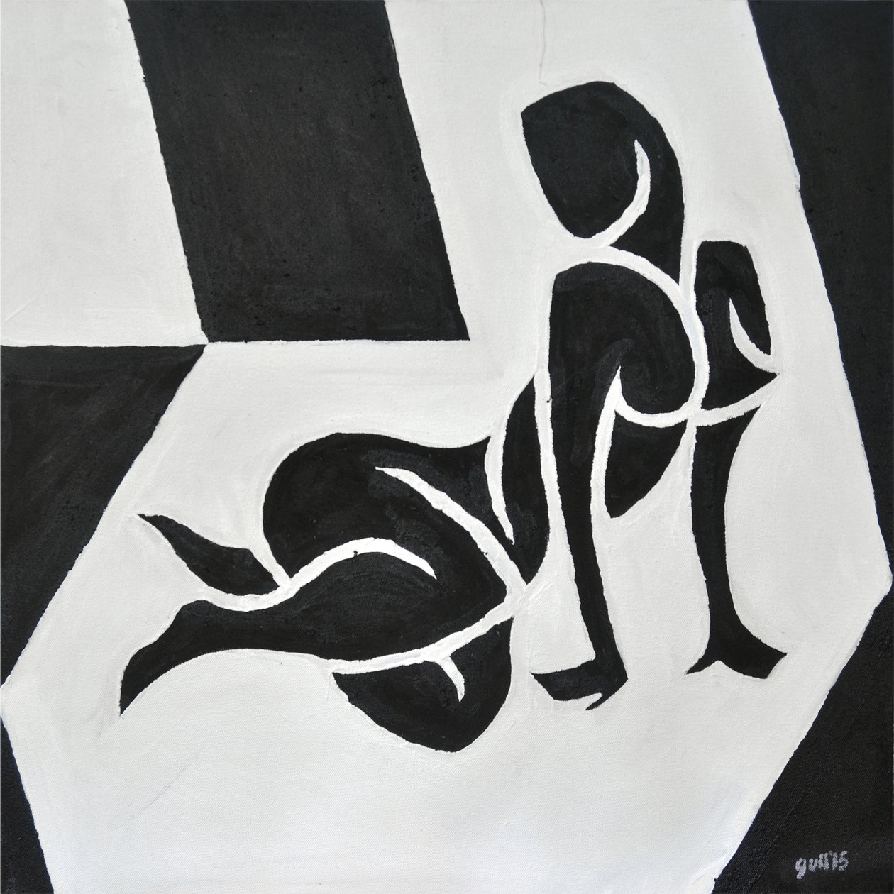 Lygia Nº 3, 2014 (olie på lærred) af Guilherme Pontes