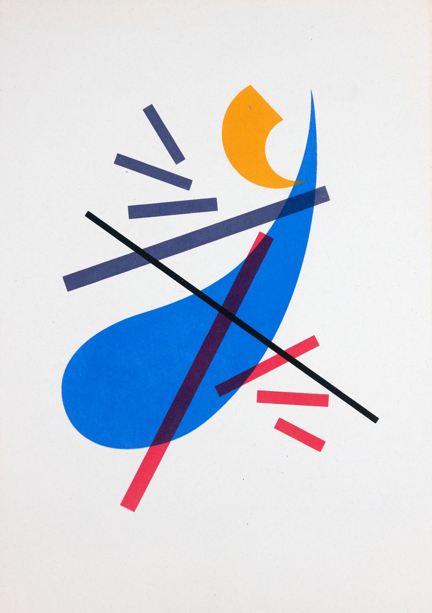 Bevægelse nr. 2, 2019 (silketryk) af Guilherme Pontes