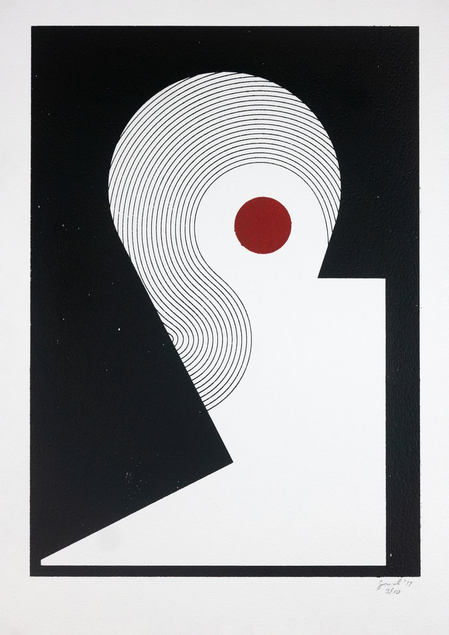 Portrait Of A Ballerina Nº1, 2019 (silketryk) af Guilherme Pontes