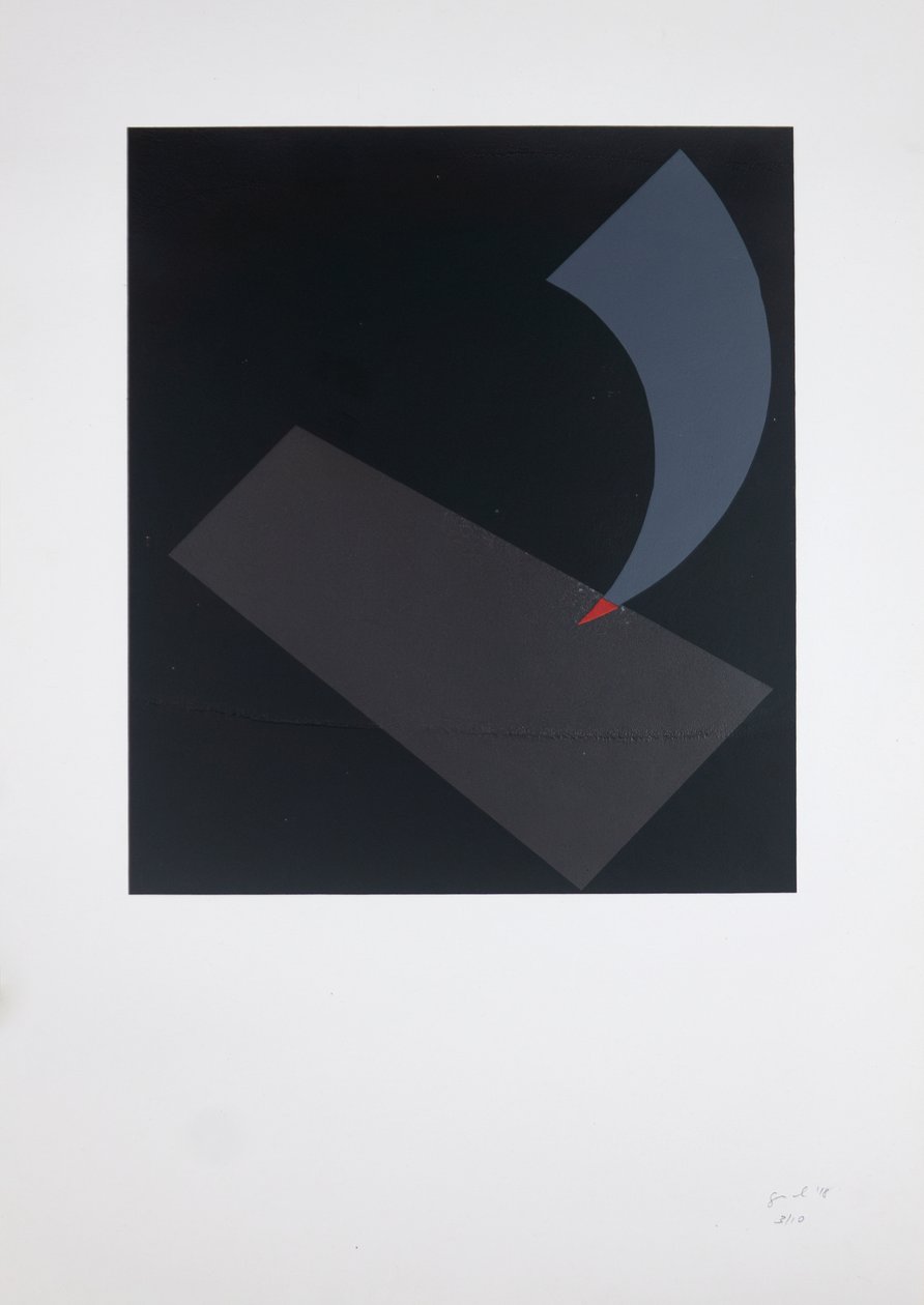 Prometheus Wound In Silkscreen, 2018 (silketryk) af Guilherme Pontes