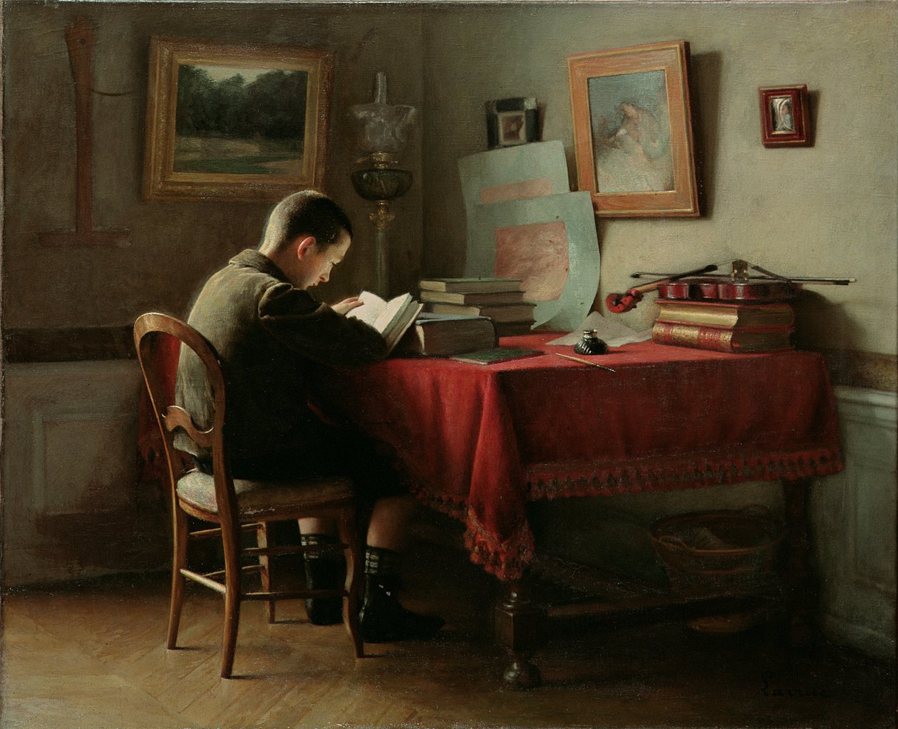 Den flittige skoledreng af Guillaume Larrue