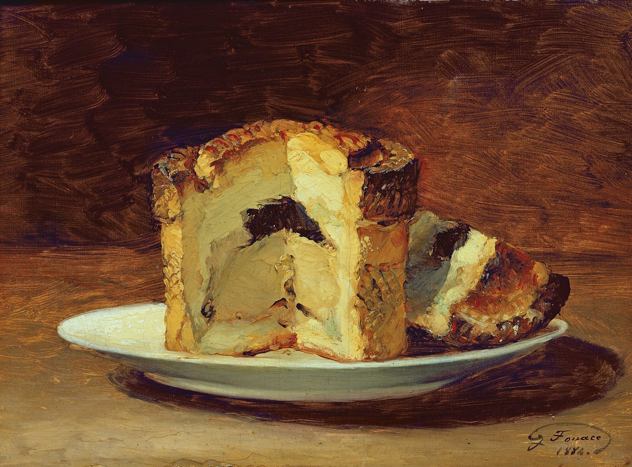 Stilleben af pi, 1884 af Guillaume Romain Fouace