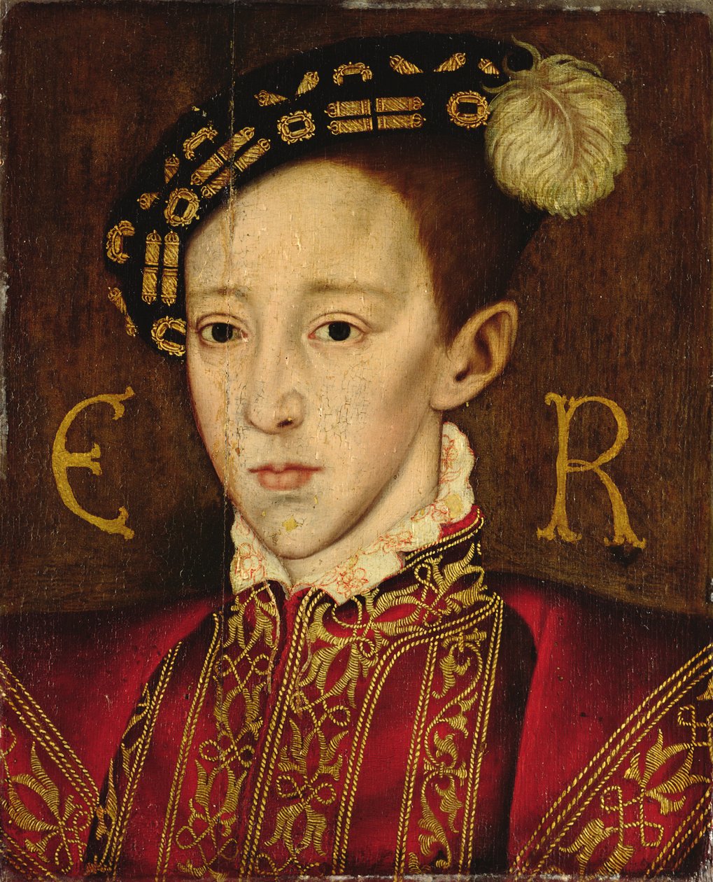 Portræt af Edward VI (1537-53) af Guillaume Scrots