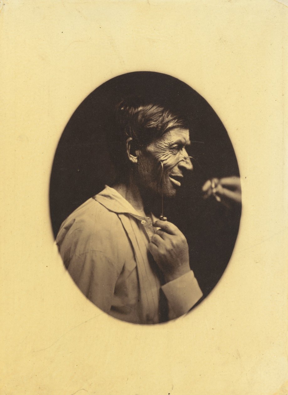 Munterhed udtrykt ved ideer om liderlighed, kynisme og uanstændighed,1854-1856, trykt 1862 (foto) af Guillaume Benjamin Armand Duchenne de Boulogne