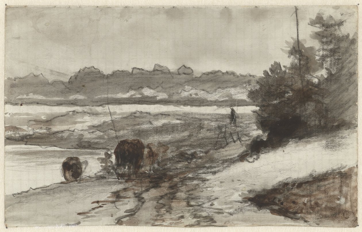 Landskab af Guillaume Anne van der Brugghen
