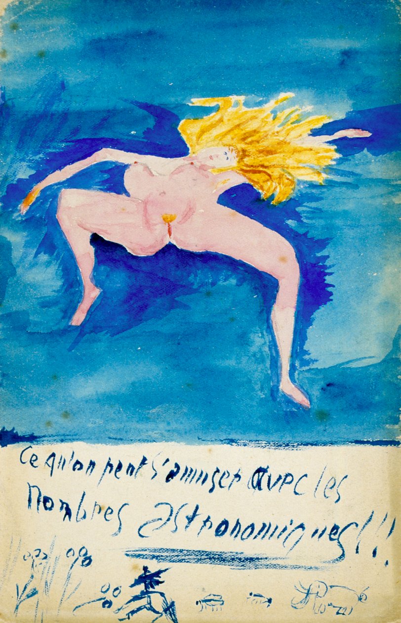 Hvor sjovt vi har det med astronomiske tal!!, c 1914 af Guillaume Apollinaire