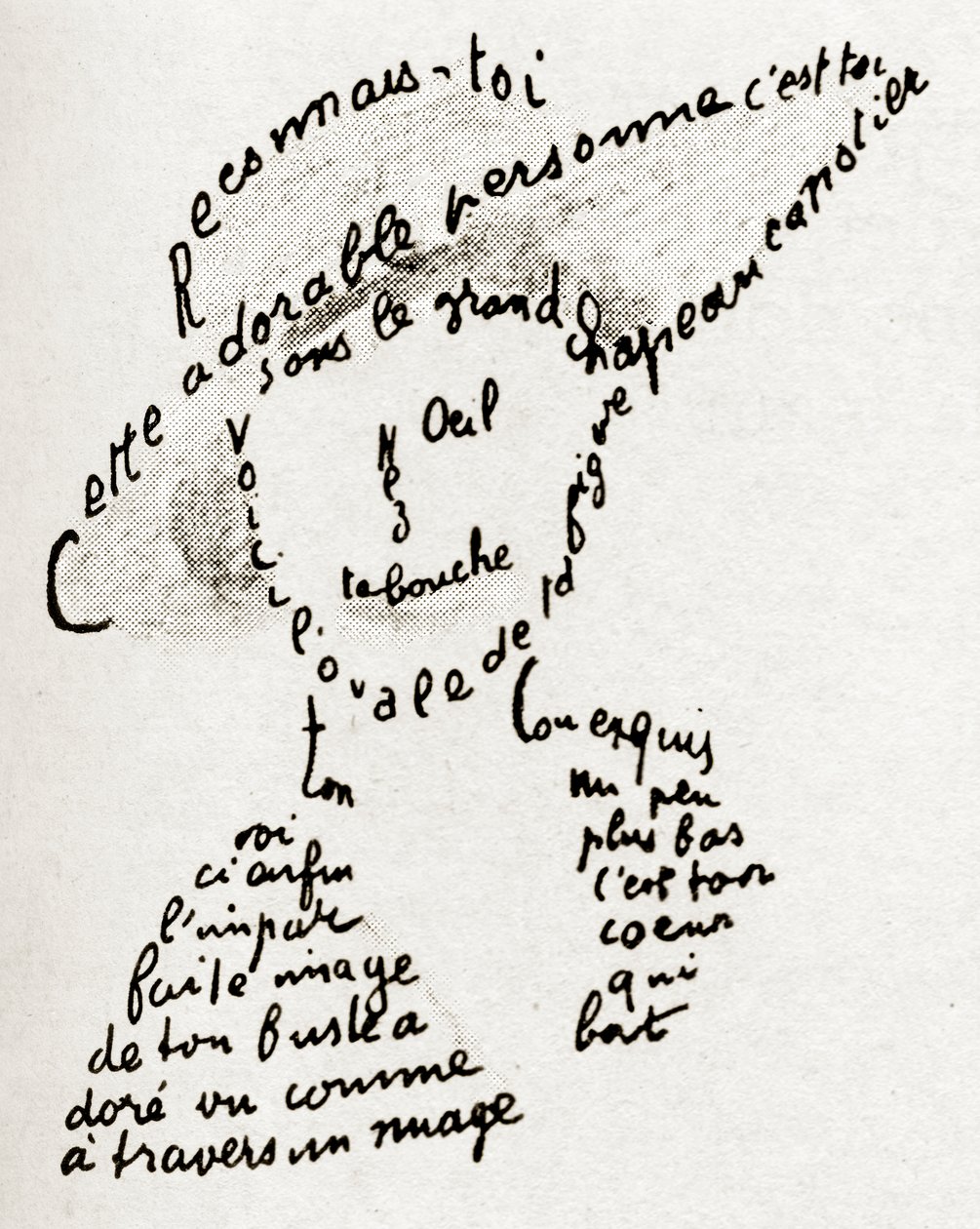 "Genkend dig selv" digtadresse i Lou af Guillaume Apollinaire