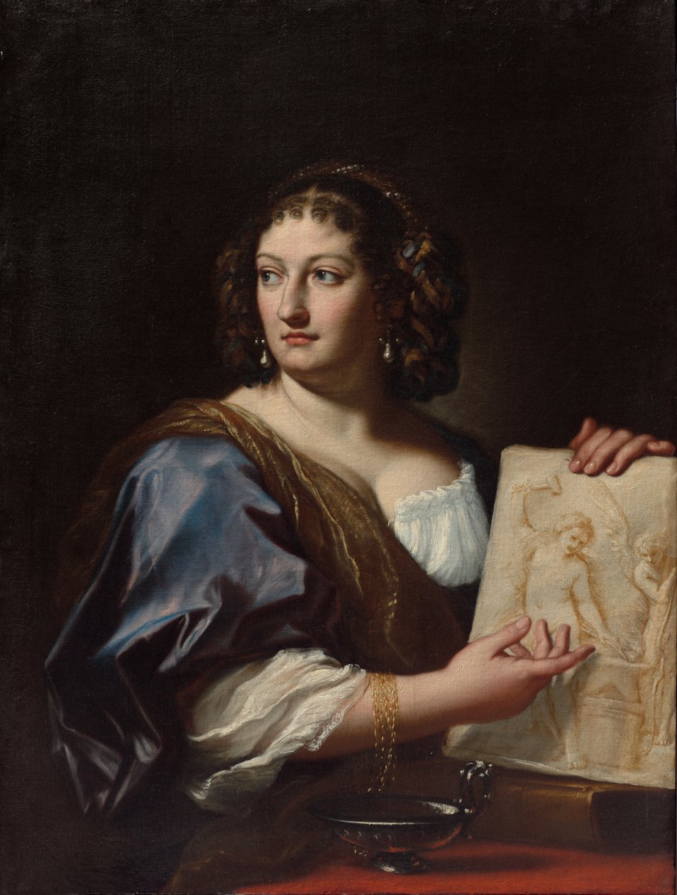 Portræt af Francesca Gommi Maratti af Guillaume Benjamin Amand Duchenne (de Boulogne)