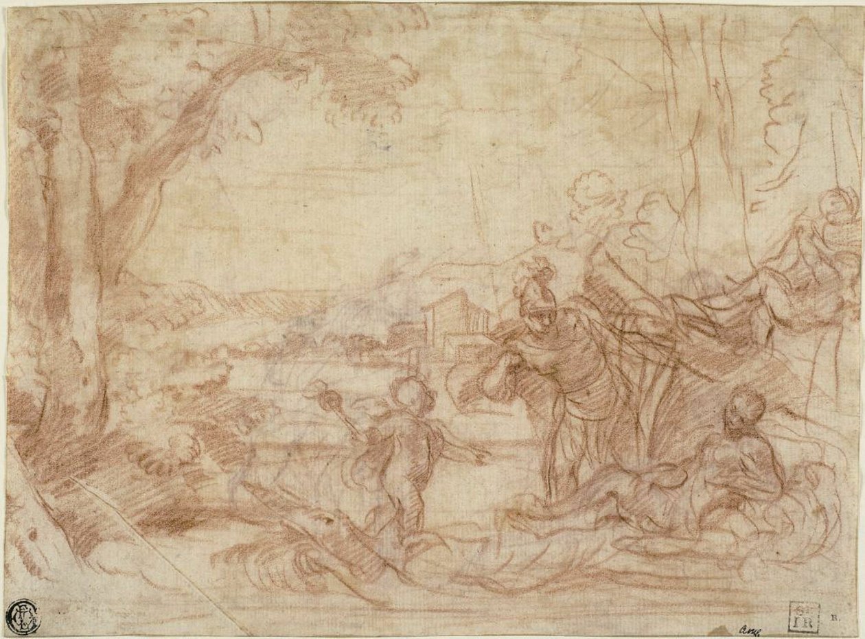 Mars og Venus (recto og verso) af Guillaume Courtois