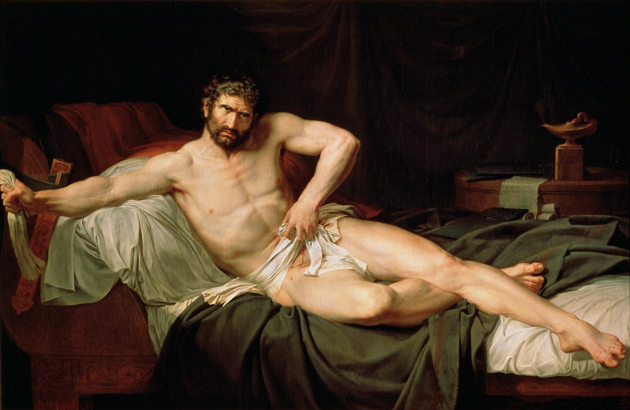 Cato af Utica, c1795 af Guillaume Lethiere