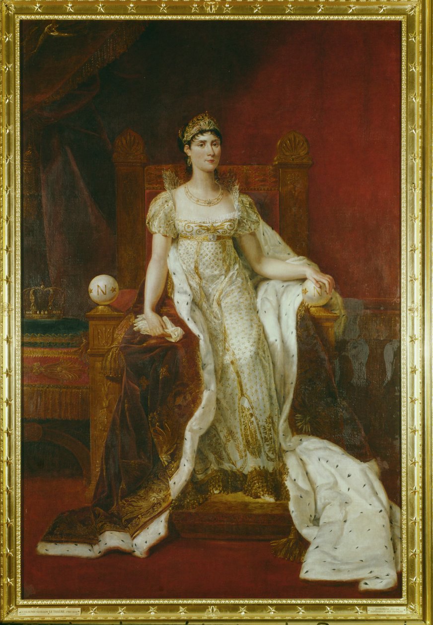 Josephine Beauharnais, kejserinde, første hustru til kejser Napoleon I ... af Guillaume Lethiere