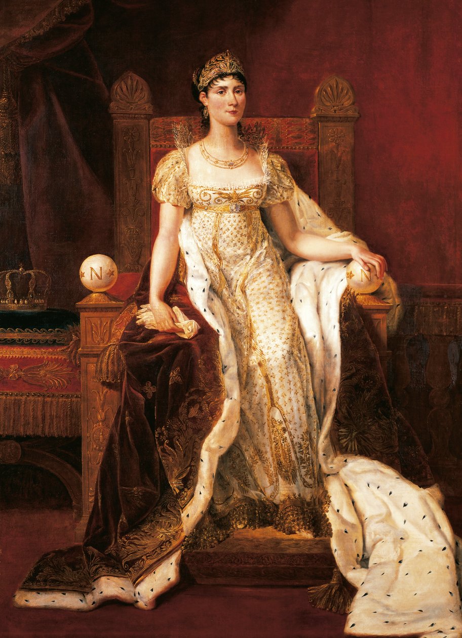 Portræt af Josephine Bonaparte, af Guillaume Guillon Lethiere, olie på lærred af Guillaume Lethiere