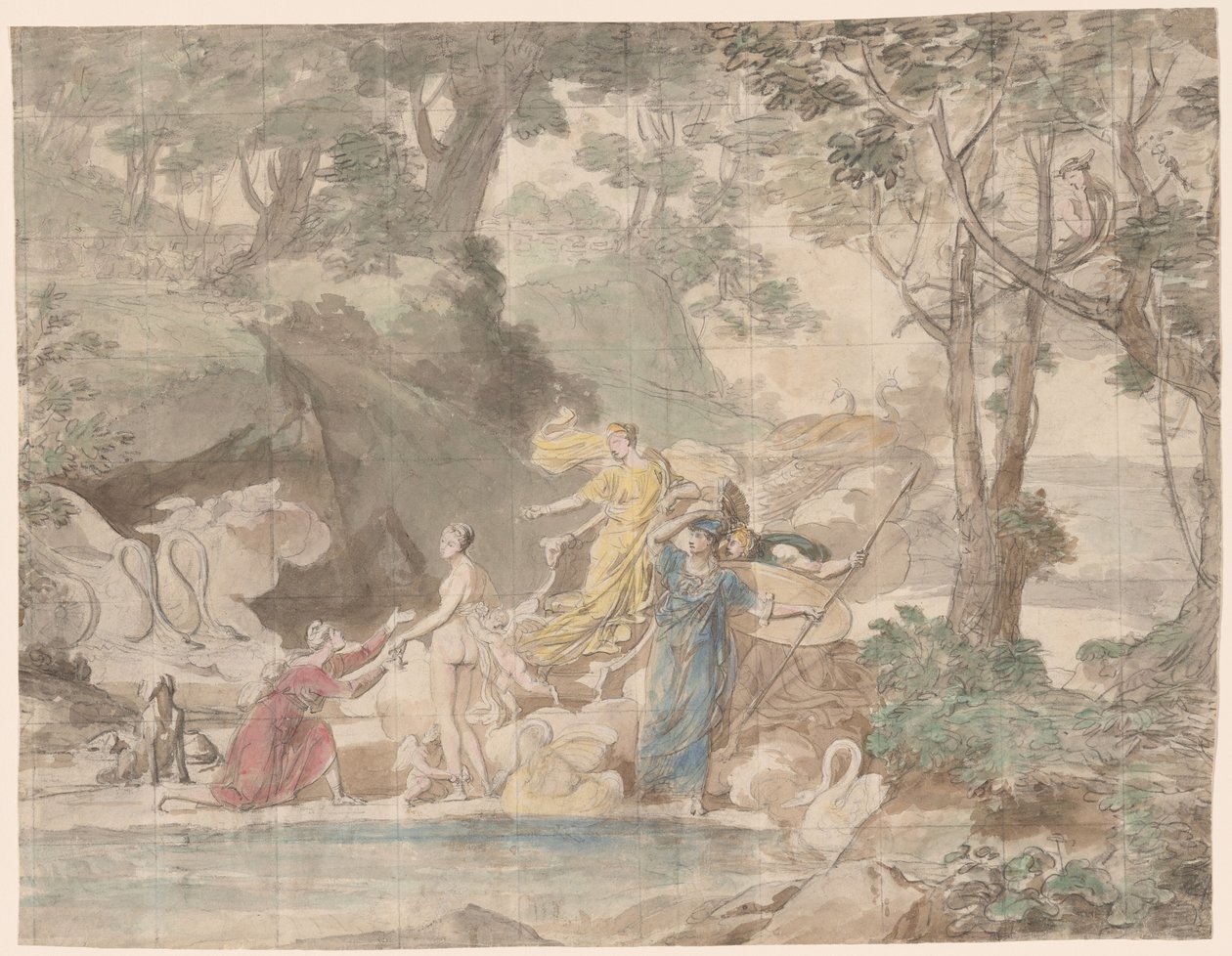 The Judgment of Paris [recto] af Guillaume Lethiere