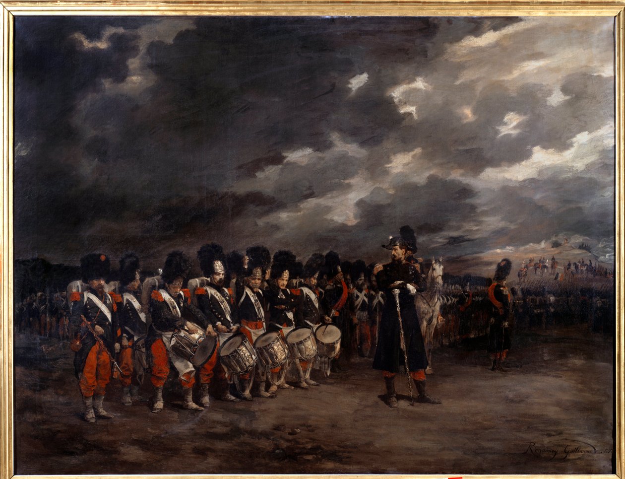 Un drums de la Garde Imperiale - Maleri af Guillaume Regamey (1837-1875) af Guillaume Regamey