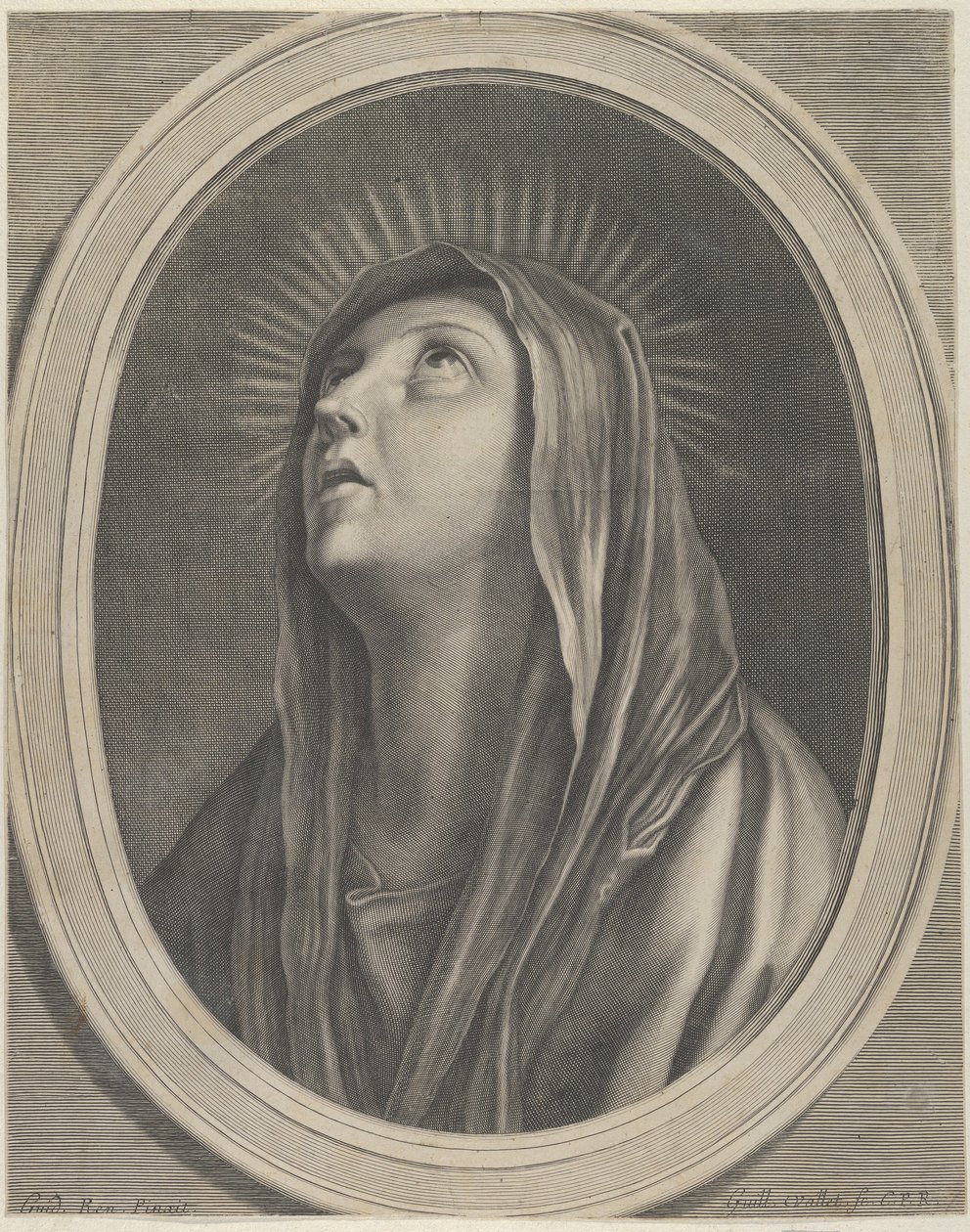 Jomfruen ser op..., ca. 1650-1704. af Guillaume Vallet