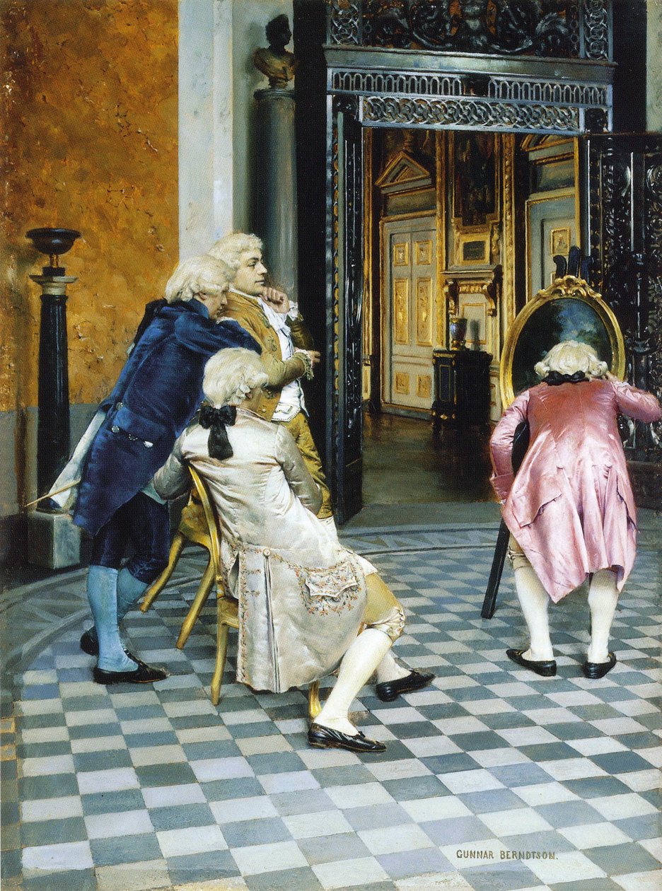 Kunsteksperter i Louvre af Gunnar Berndtson