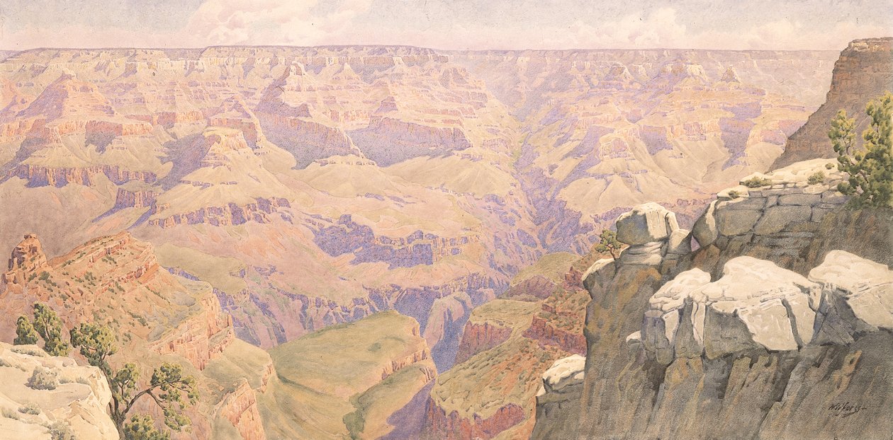Grand Canyon (w/c ombord) af Gunnar Widforss
