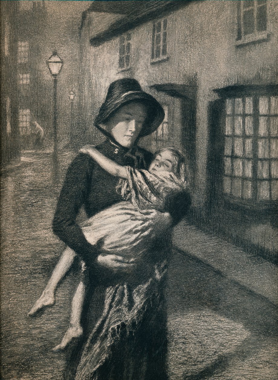Den barmhjertige samaritaner, 1911, 1912 af Gunning King