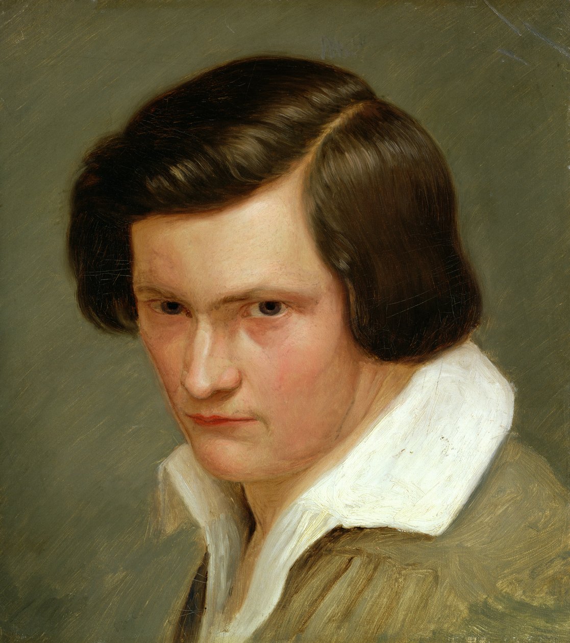 Maleren Otto Speckter (1807-71), ca. 1831 (olie på lærred lagt ned på pap) af Gunther Gensler