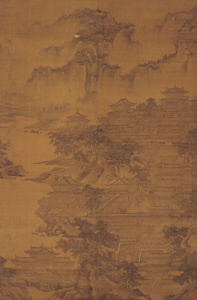 Sommerpalads for kejser Ming Huang af Guo Zhongshu