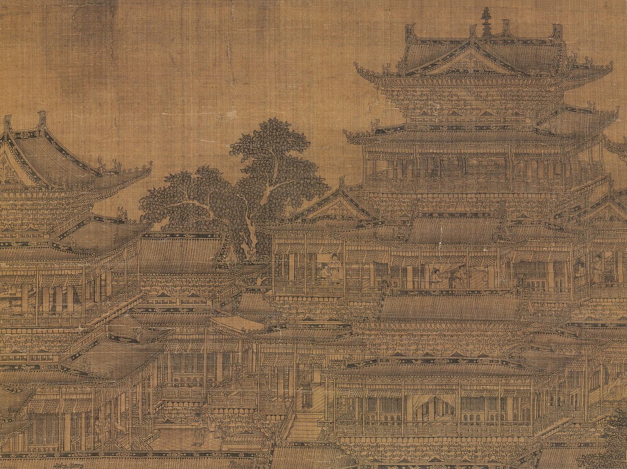 Sommerpalads for kejser Ming Huang af Guo Zhongshu