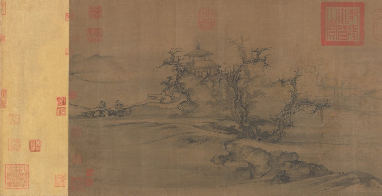 Gamle træer, plan afstand, ca. 1080. af Guo Xi