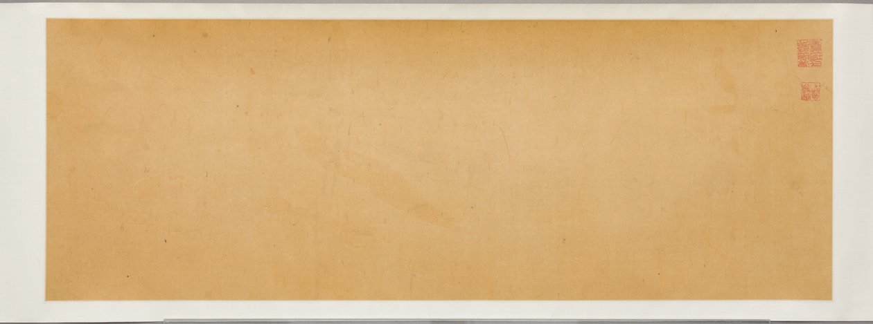 Landskab med fisker og digt (blæk på papir) (se også 3514522-3) af Guo Xu Guo Xu