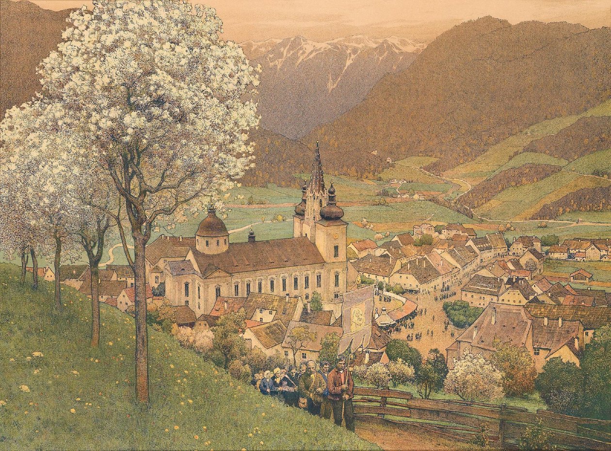 Optog i nærheden af ​​Mariazell af Gustav Jahn