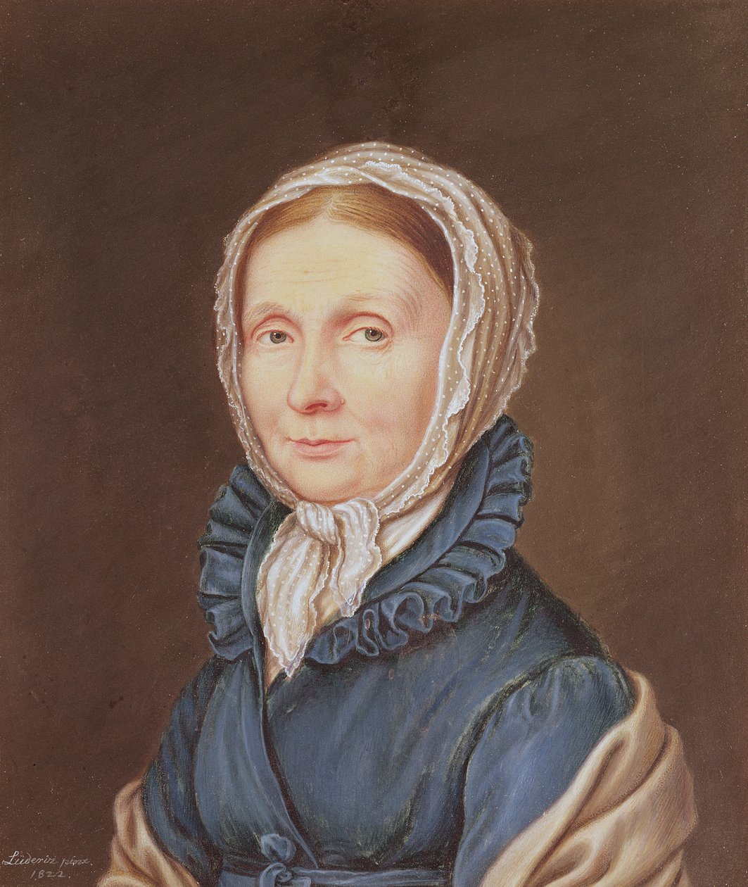 Juliane, baronesse von Kruedener (1764-1824) født Vietinghoff-Scheel, 1822 af Gustav Karl Friedrich Luderitz