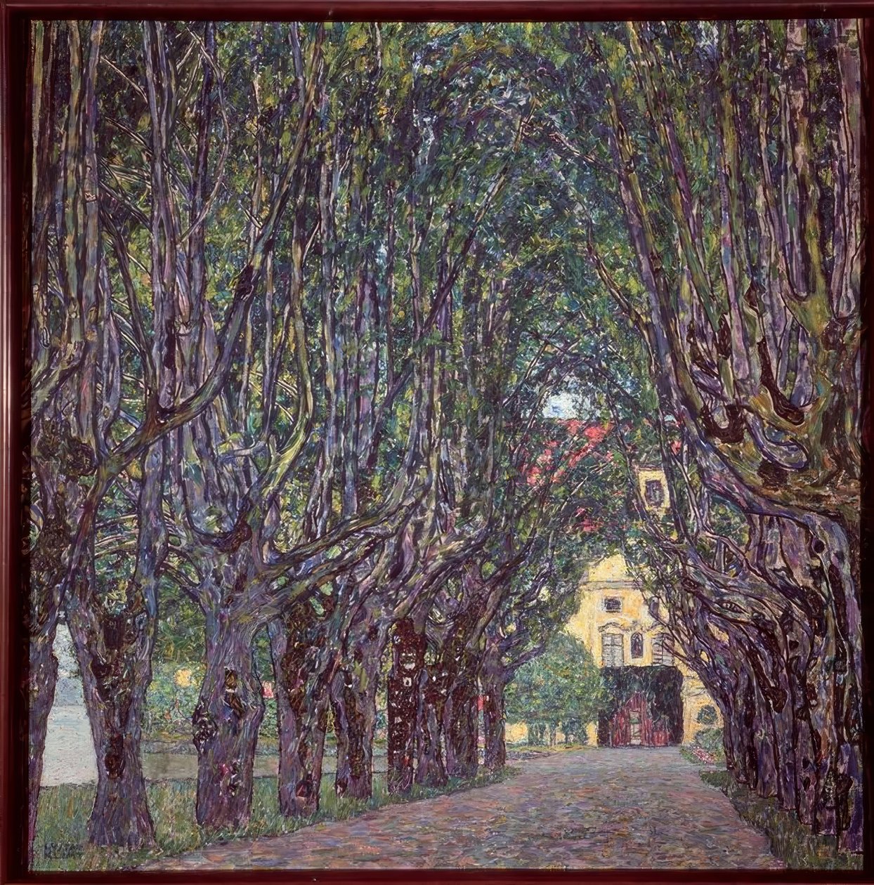 Avenue i Herrenhaus Kammer, Øvre Østrig af Gustav Klimt