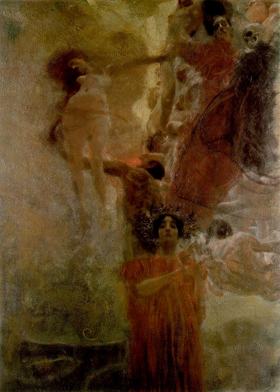 Allegory of Medicine (udkast), 1897-98 af Gustav Klimt