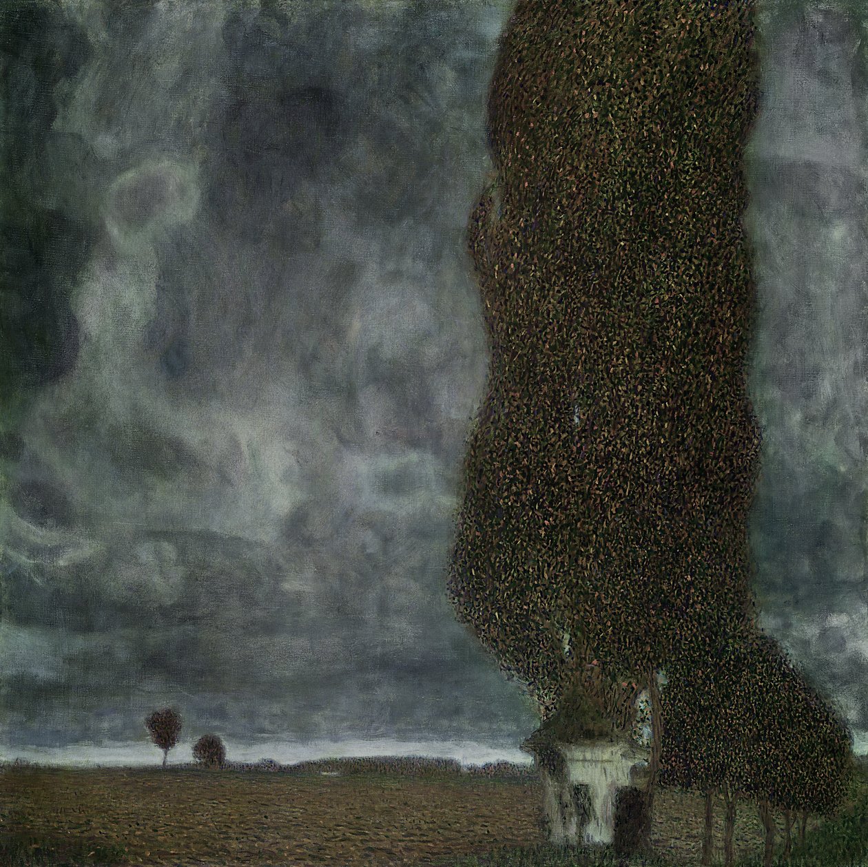 Nærmer sig tordenvejr (The Large Poplar II), 1903 af Gustav Klimt
