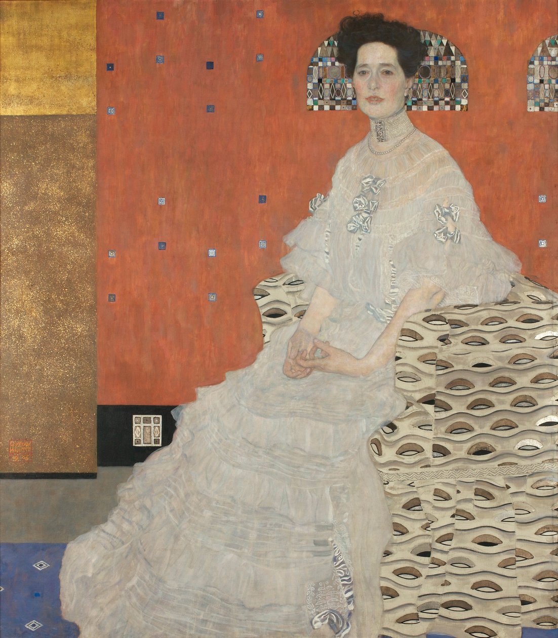 Portræt Fritza Riedler af Gustav Klimt