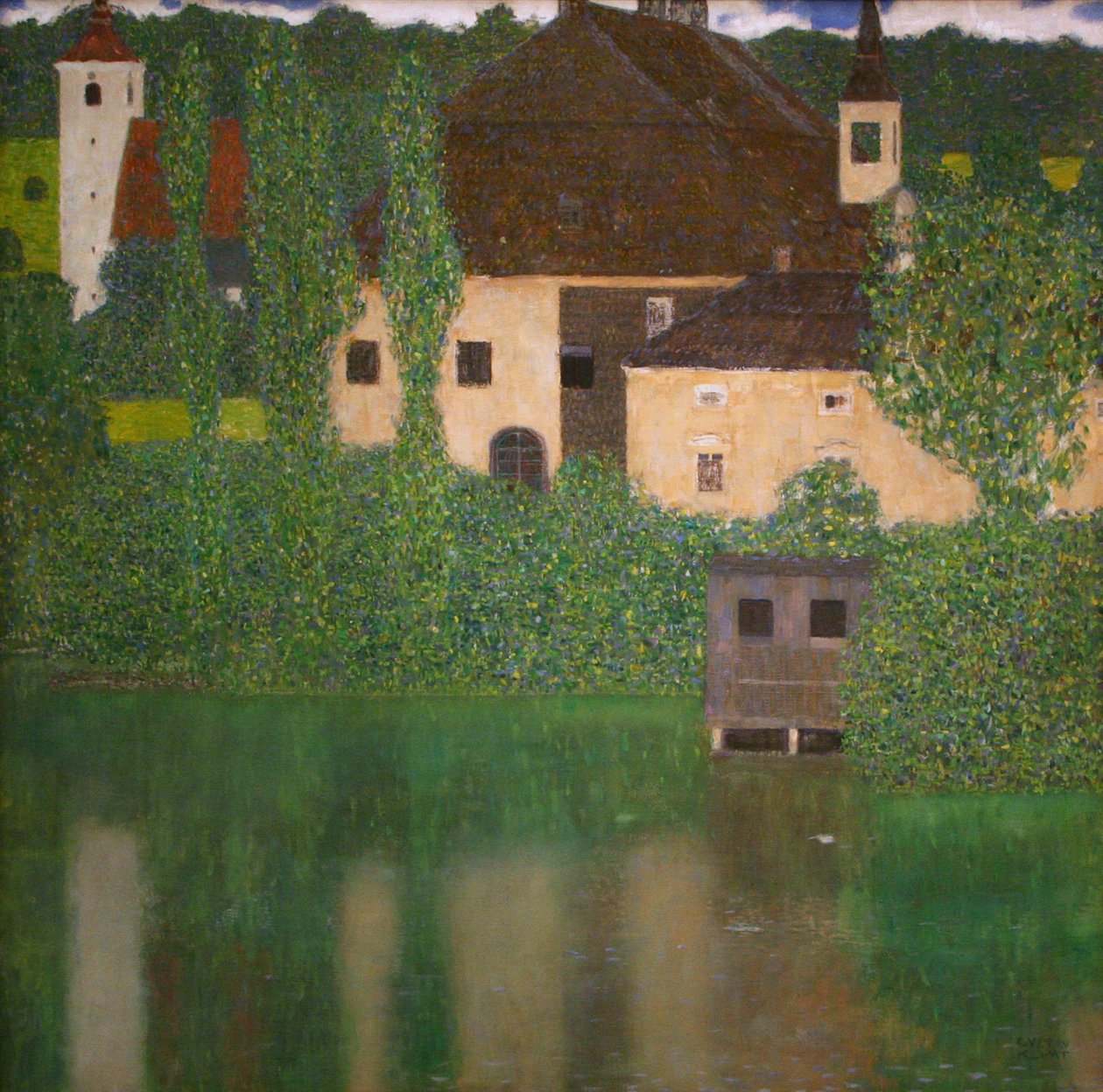 Slot med en Moat.JPG af Gustav Klimt