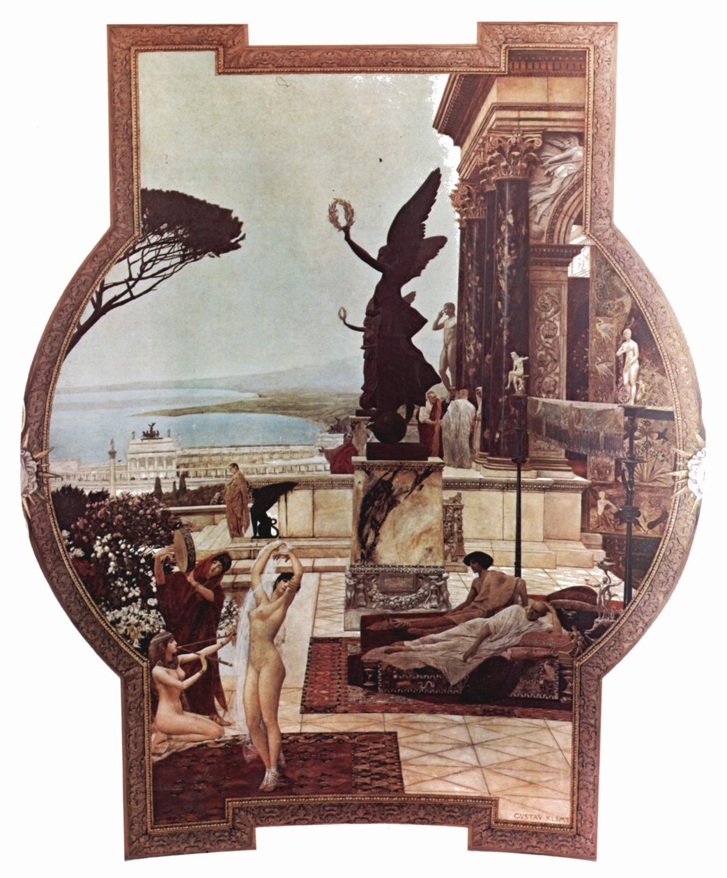 Taormina -teatret af Gustav Klimt