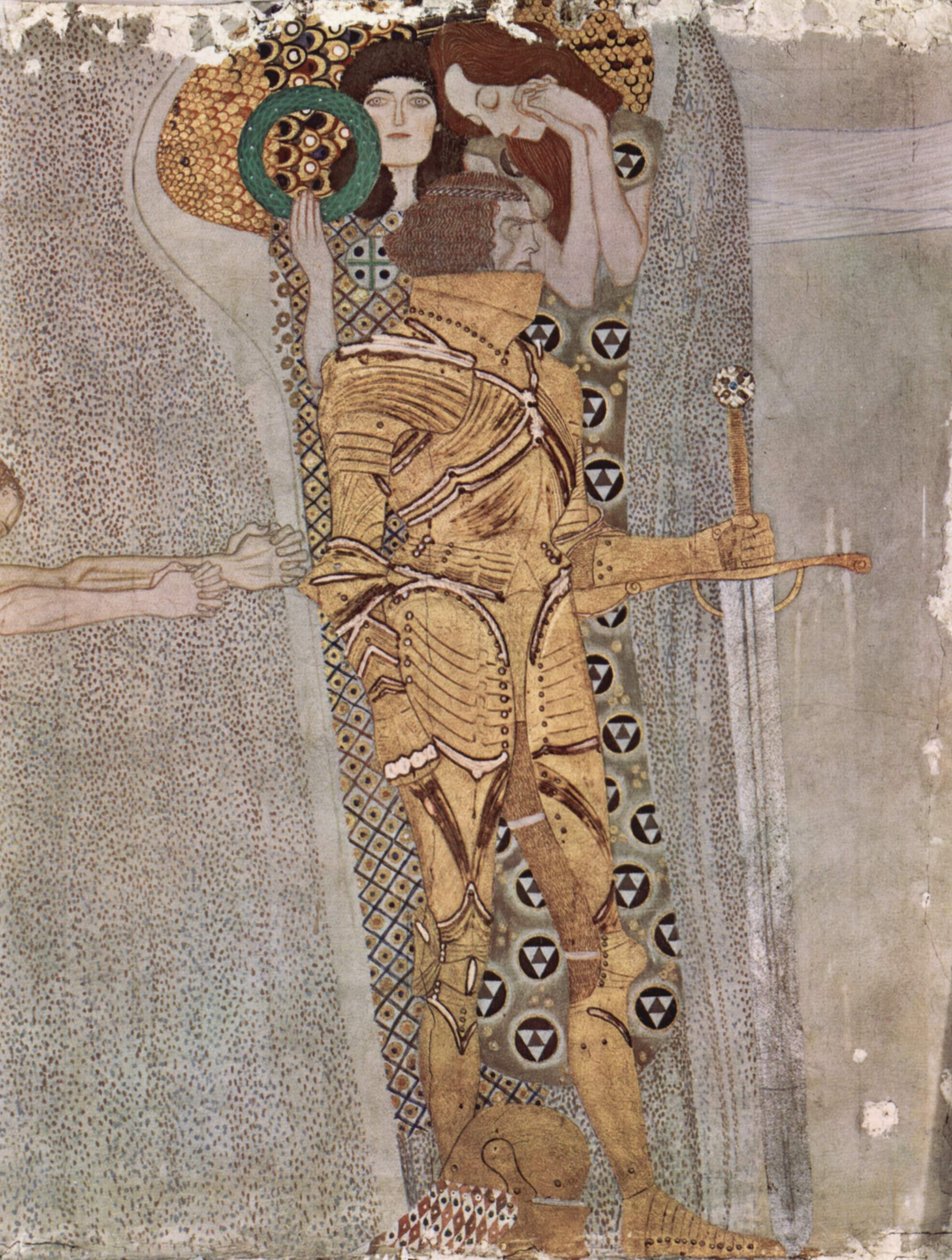 Beethoven Frieze, vægmaleri i Sezessionhaus i Wien af Gustav Klimt