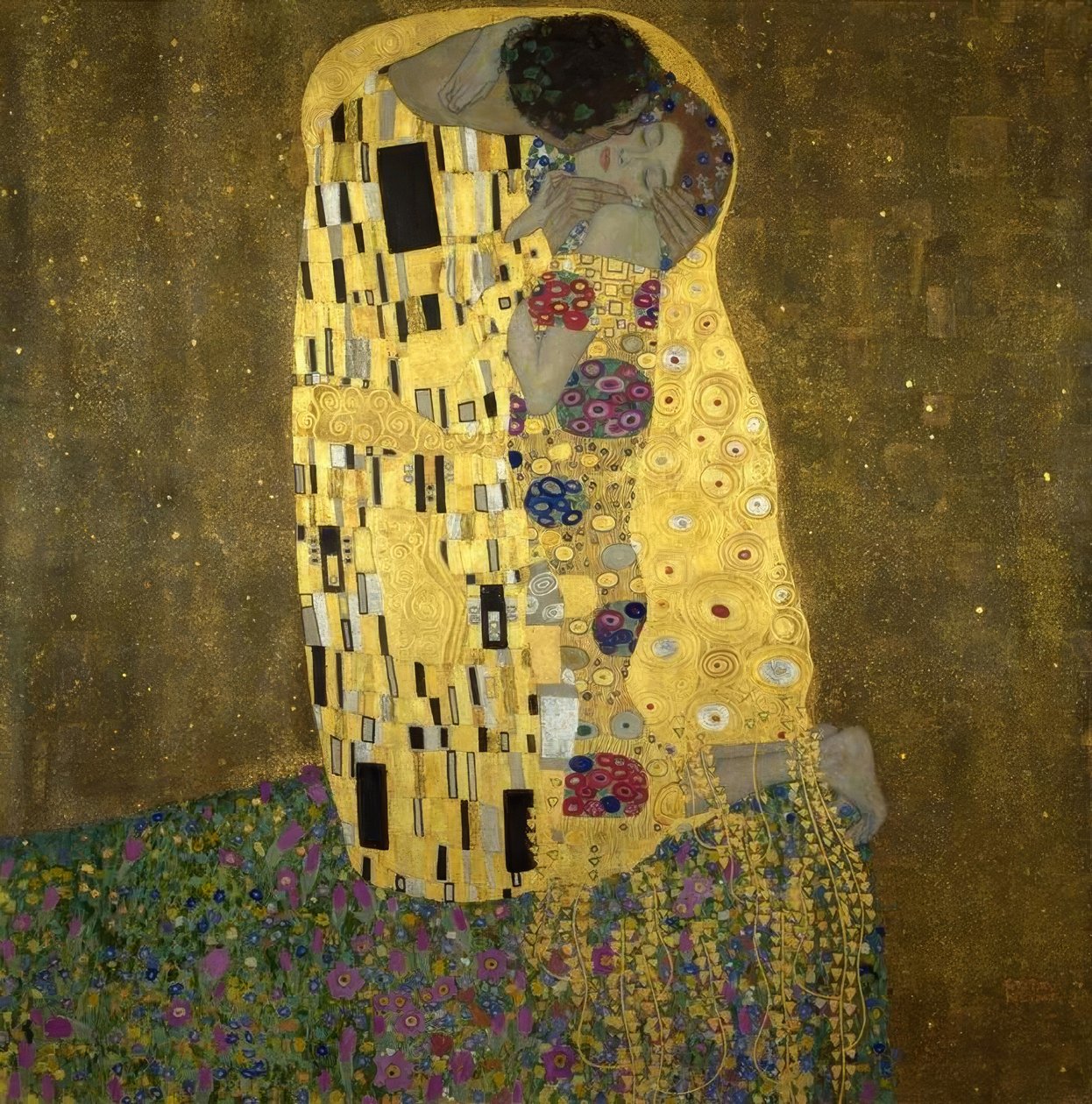 Kysset af Gustav Klimt