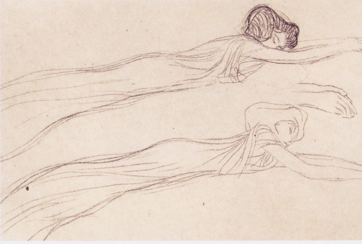 Længslen efter lykke af Gustav Klimt