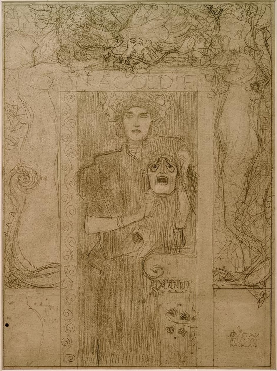 Tragedien af Gustav Klimt