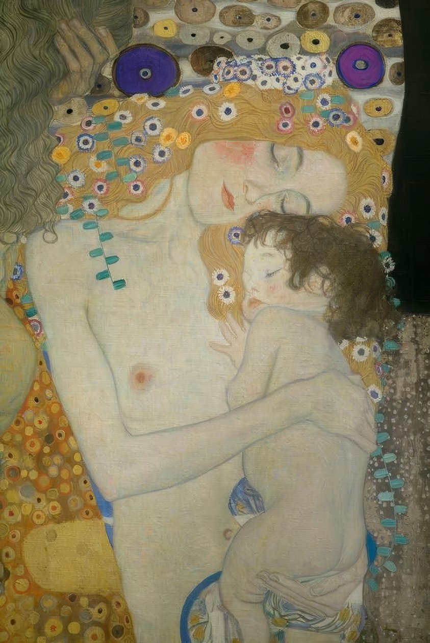 Kvindens tre alder af Gustav Klimt