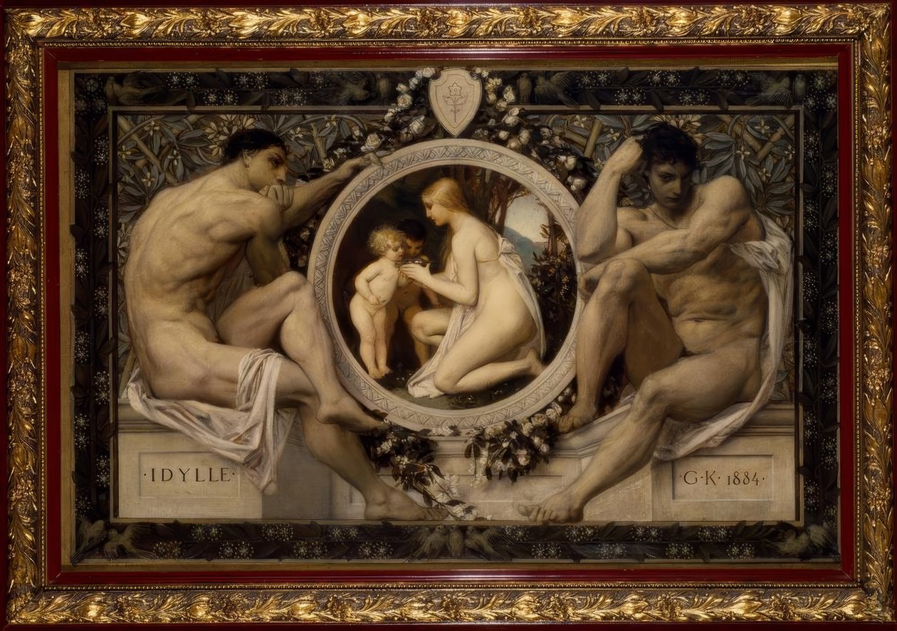 idyl af Gustav Klimt