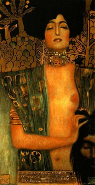 Judith med lederen af ​​Holofernes af Gustav Klimt