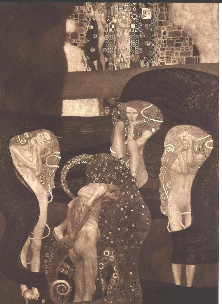 Juridik - 1945 ødelagt af Gustav Klimt