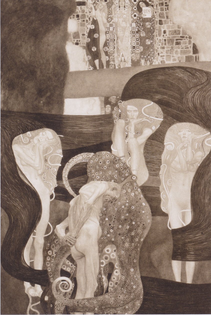 Jurisprudence 1903-1907 af Gustav Klimt