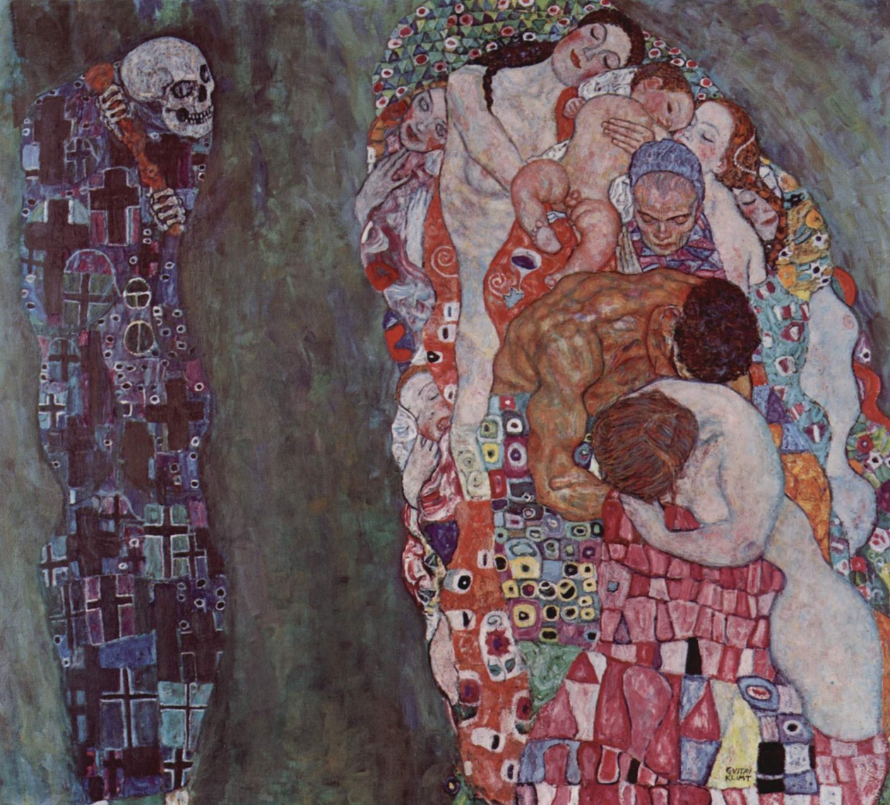 liv og død af Gustav Klimt