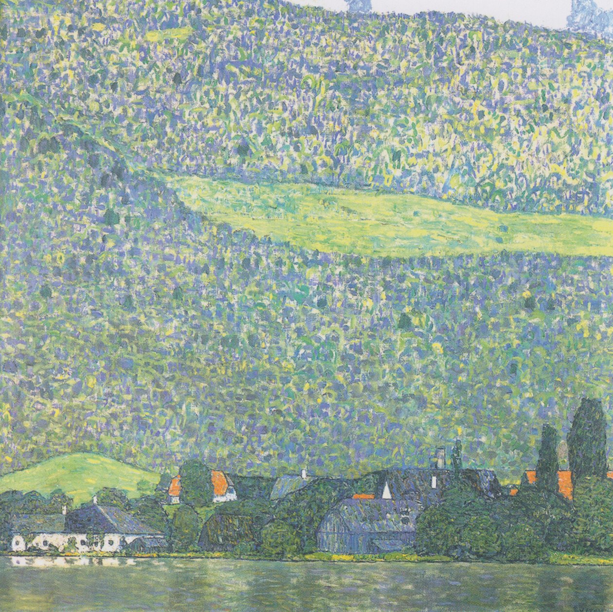 Litzlberg am Attersee af Gustav Klimt