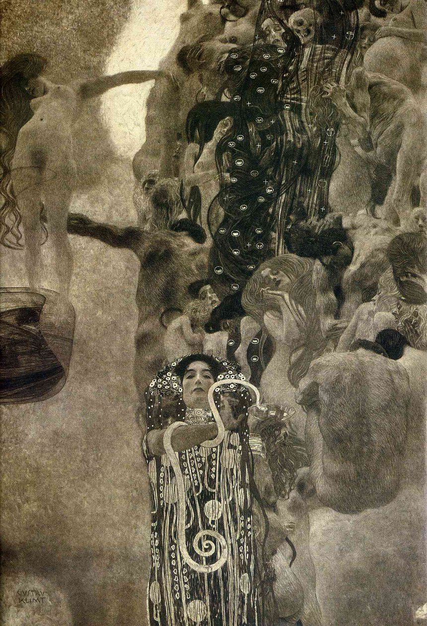 Medicinsk sidste tilstand af Gustav Klimt
