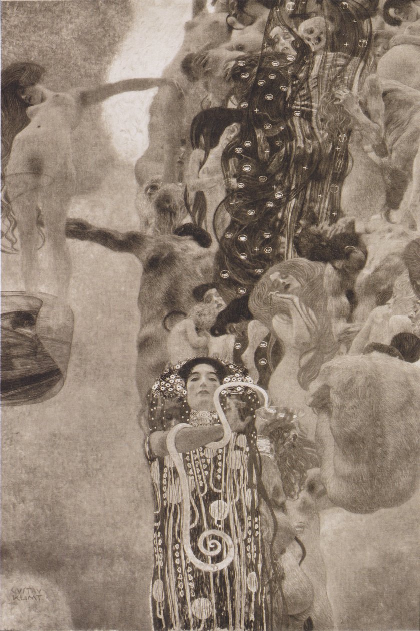 Medicin 1901-1907 af Gustav Klimt