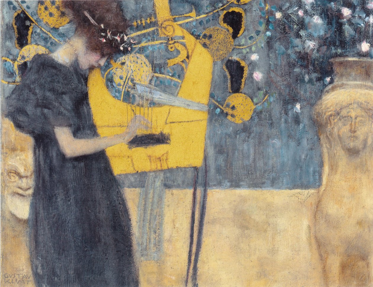 Musik 1 af Gustav Klimt